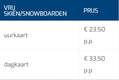 Prijslijst Uur En Dagkaart (final) Prijslijst Uur En Dagkaart (final)