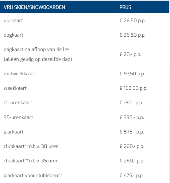 Nieuwe Prijslijst 2022 2023 Vrij Skien Snowboarden Mobiel Nl Nieuwe Prijslijst 2022 2023 Vrij Skien Snowboarden Mobiel Nl